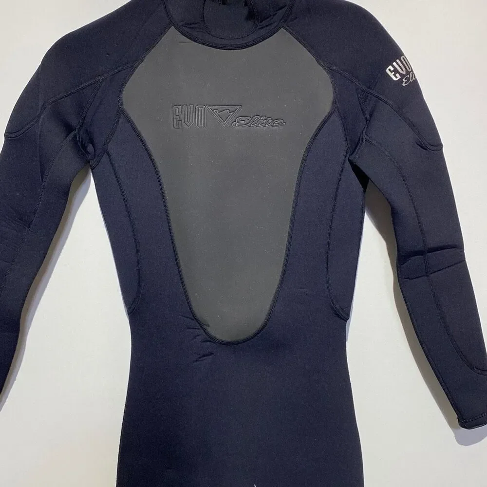 EVO Elite Men's Blaze 3mm Wetsuit Black‎ Size 5/6